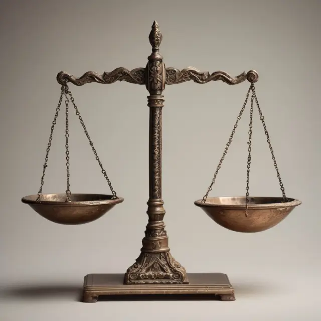 Ancient scale illustrating Days Working Capital limitations and the importance of considering additional financial metrics for a complete evaluation