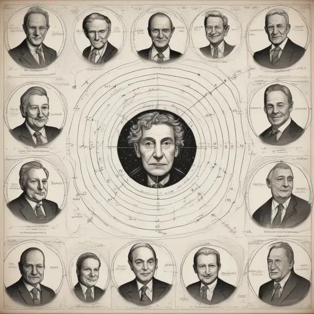 Visualizing legendary day traders George Soros, quants, and Ricky Belaieff as market constellations with their lessons for aspiring traders