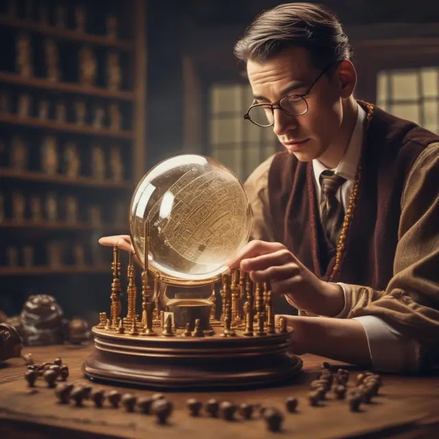 Time traveler evaluating project