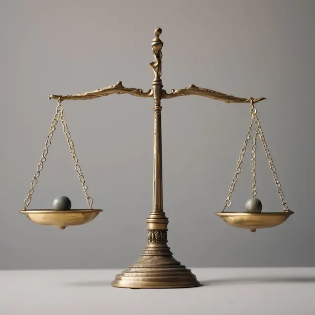 A three-leg scale represents DCF, NPV, and IRR, maintaining the balance of a sound investment decision.
