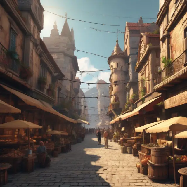 Marketplace scene showing a balanced exchange before and after the introduction of a tax, resulting in lost opportunities.