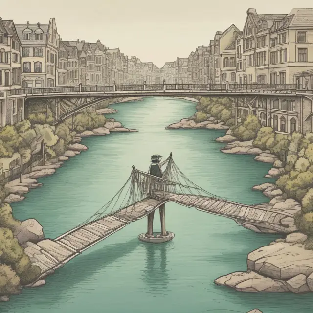 A metaphorical seesaw represents the dealer market