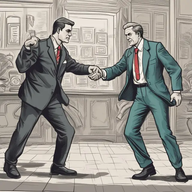 A ballet dance between two market types: Brokers intertwine with dealers, representing the difference between brokered and dealer markets