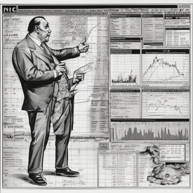Market makers on a turbulent sea of bids and asks in the Nasdaq dealer market, maintaining liquidity by balancing bid-ask spreads