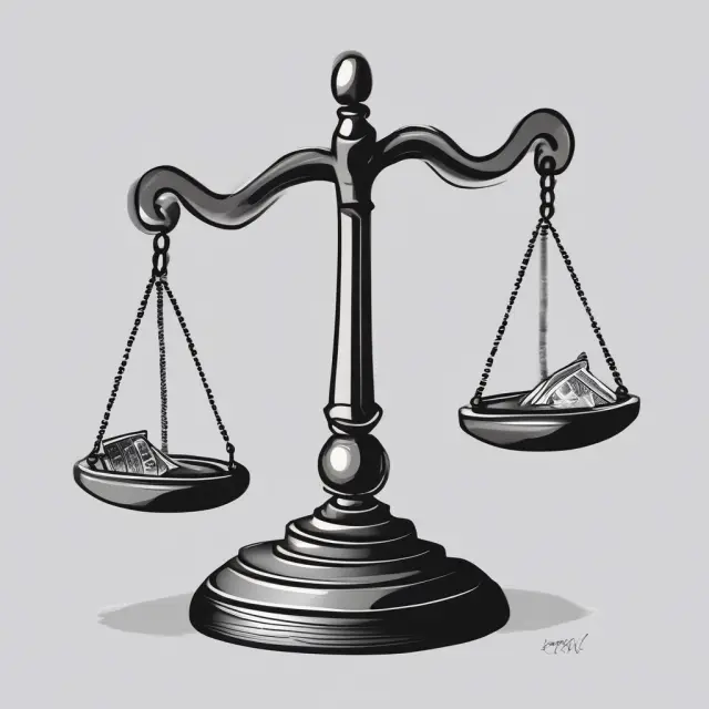 Scales weighing debt and equity symbols in a debt sustainability analysis.