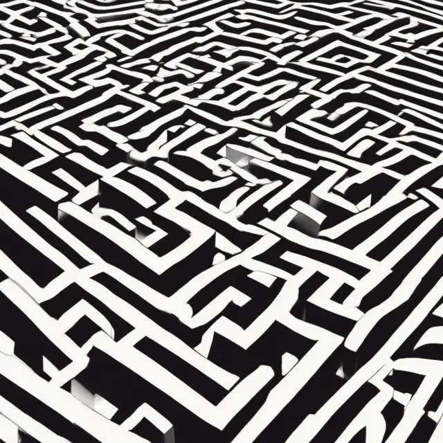 Institutional investor navigating a maze symbolizing the complex process of selecting and implementing debt securities strategies