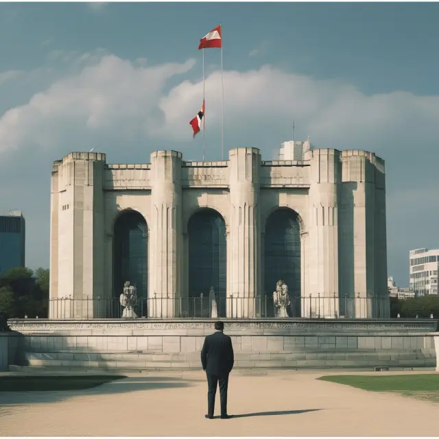 Three sentinels, symbolizing Moody
