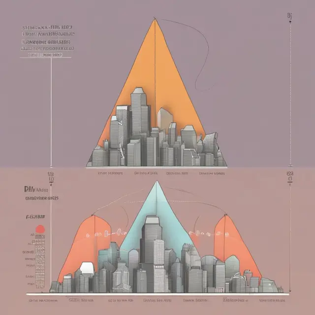 A triangle with labels for Debt Ratio, Debt-to-Equity Ratio, and Long-Term Debt-to-Assets Ratio representing their significance in analyzing a company