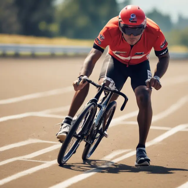 An analyst examining mutual fund decile ranks in a race track metaphor, with funds
