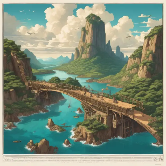 Bridge linking ten islands symbolizing deciles, as researchers investigate future research directions