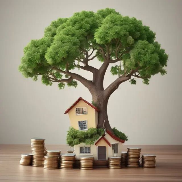 A mortgage with a shrinking balance on a table, symbolizing the relationship between decreasing term insurance and mortgage protection.