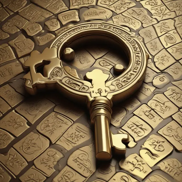 A golden key unlocks an intricate puzzle, releasing a chain of documents symbolizing a deed of trust and the subsequent deed of reconveyance.