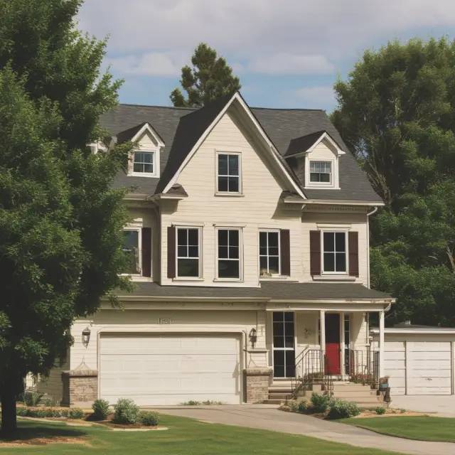 A homeowner leaves the grip of a lender, symbolized as a hand with a mortgage document, to embrace a deed of reconveyance, confirming property ownership.