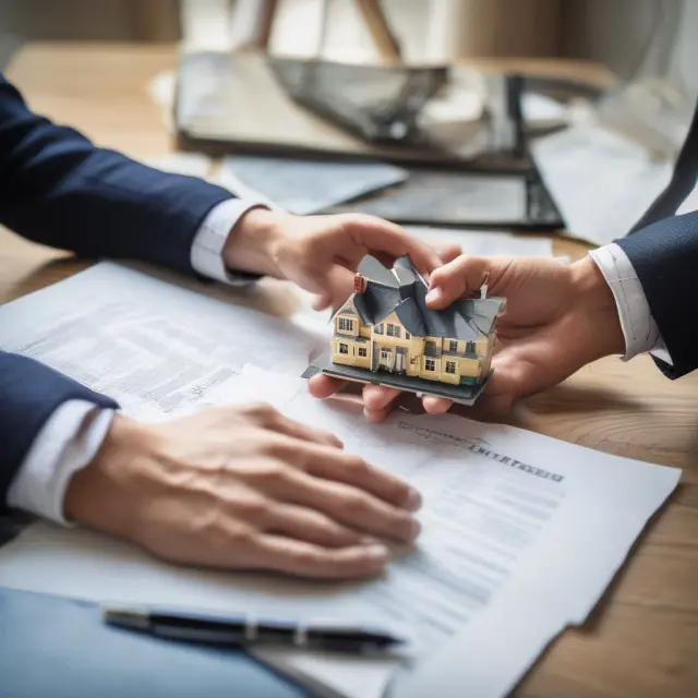 A borrower presents property to the lender in a deed in lieu of foreclosure, while the lender holds the wheel during a deed of trust transaction