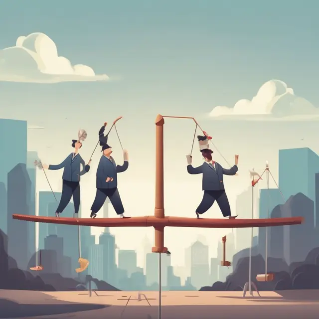 Lawyers and financial experts creating a balanced defeasance portfolio to ensure successful debt payoffs