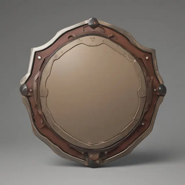 A display of various shields representing different Defensive Interval Ratios, illustrating a company