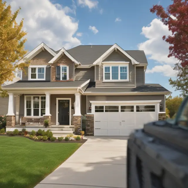 Image: A graceful swan gliding through a pond, symbolizing the mortgage grace period allowing new homeowners to settle before making payments