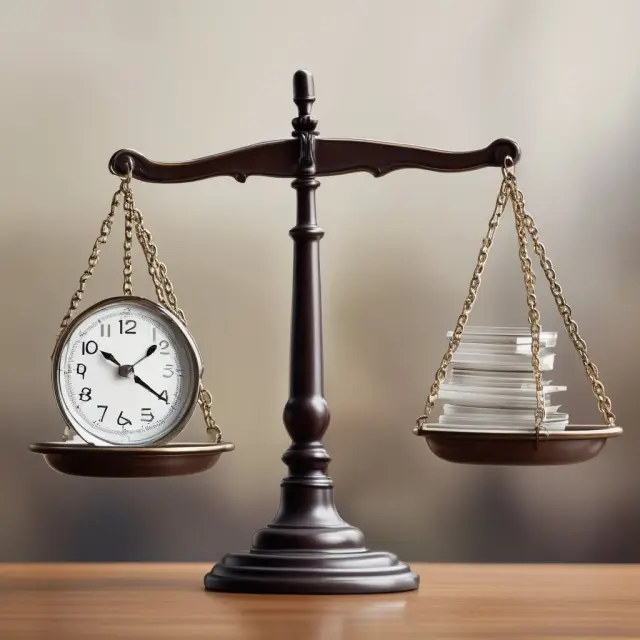A balance scale with GAAP and IRS concepts on each side, symbolizing deferred income tax calculation discrepancies