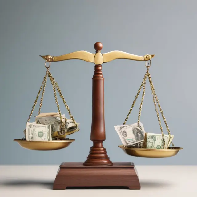 Image shows a balance scale with GAAP and IRS labels on each side, while a tax dollar hovers between them, representing the concept of temporary differences in deferred income taxes.