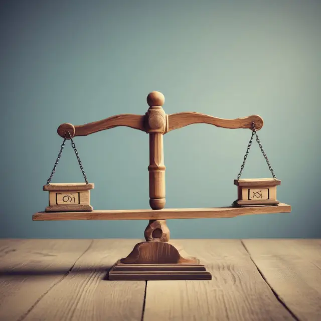An imaginative representation of GAAP and IRS balancing taxes, symbolizing the reconciliation process