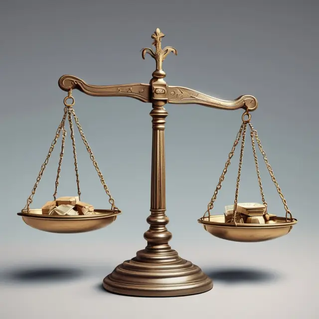 Scale tilting between gain and loss, reflecting the significance of degree of operating leverage (DOL) in financial analysis
