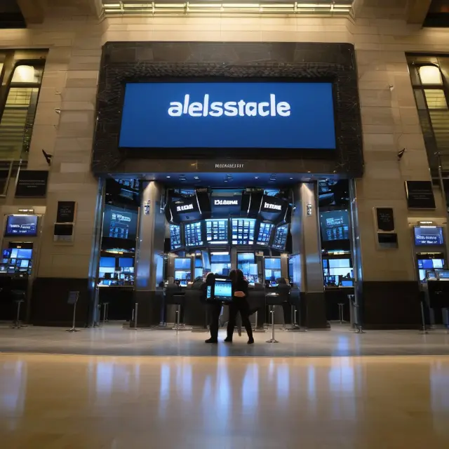 Visual representation of Dell Technologies and Aéropostale on a balance beam, symbolizing their contrasting experiences with delisting: successful return to public trading vs. bankruptcy filings.