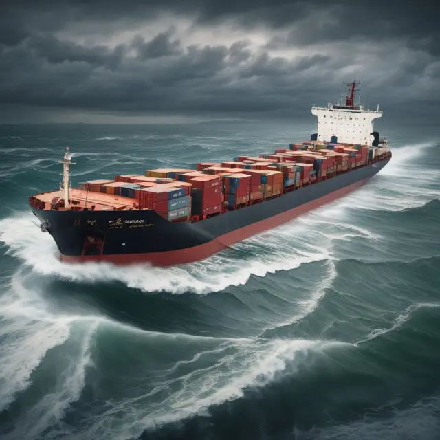 Delivered at Frontier: Ship braving storms, facing logistical challenges, and regulatory islands