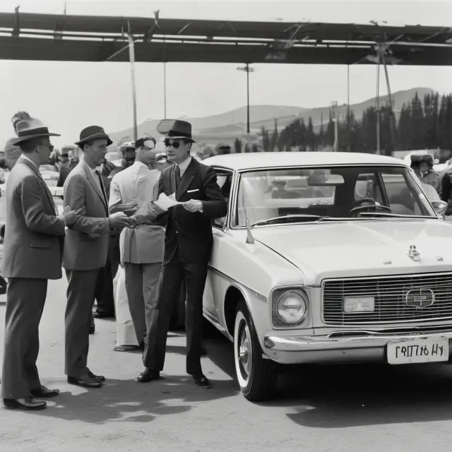 European car transferred to American buyer at a border location under Delivered At Frontier agreement