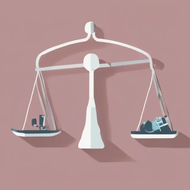 Image of a scale comparing Delivered Duty Unpaid (DDU) advantages like flexibility and cost savings with Delivered Duty Paid (DDP) convenience and seller responsibility.