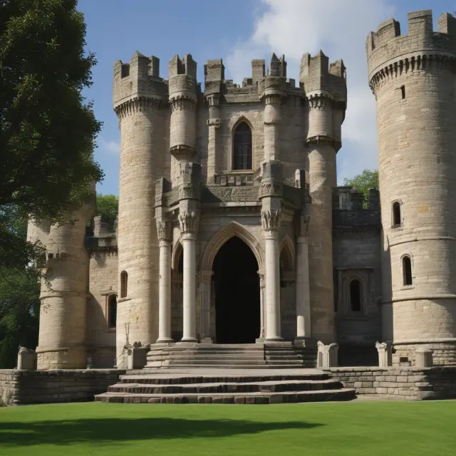 Two knights - BCIA and DRP - shielding a castle, symbolizing their roles in safeguarding essential business functions