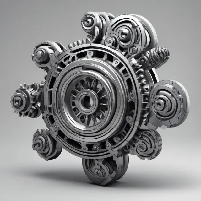 Gears interlocking, symbolizing contract collaboration; cost-plus contracts for uncertain projects