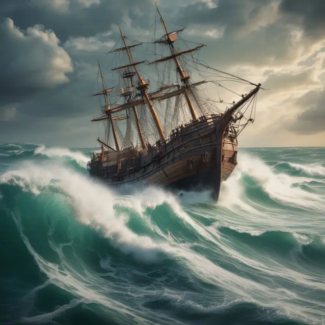 A shipwrecked company bravely navigates stormy financial waters to secure vital DIP financing, amidst challenging market conditions and time pressure