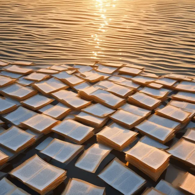 A golden sun rises over an ocean of confidentiality agreements, representing Delaware