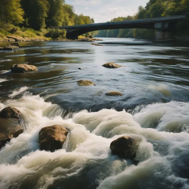 A river flowing from pricing influences, symbolizing the effect on consumer demand