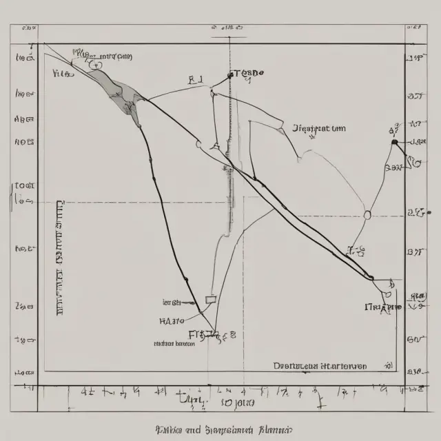 A visualization of supply and demand curves intersecting to establish the equilibrium price and quantity