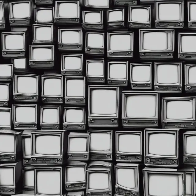 A metaphorical representation of the sudden decrease in demand for CRT TVs and the emergence of flat-screen technology