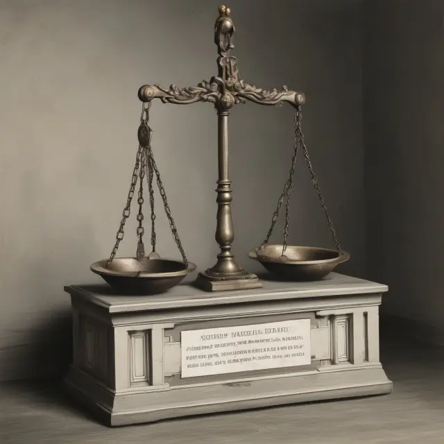 An ancient scale balances municipal bonds against a threshold to determine tax treatment under the de minimis tax rule