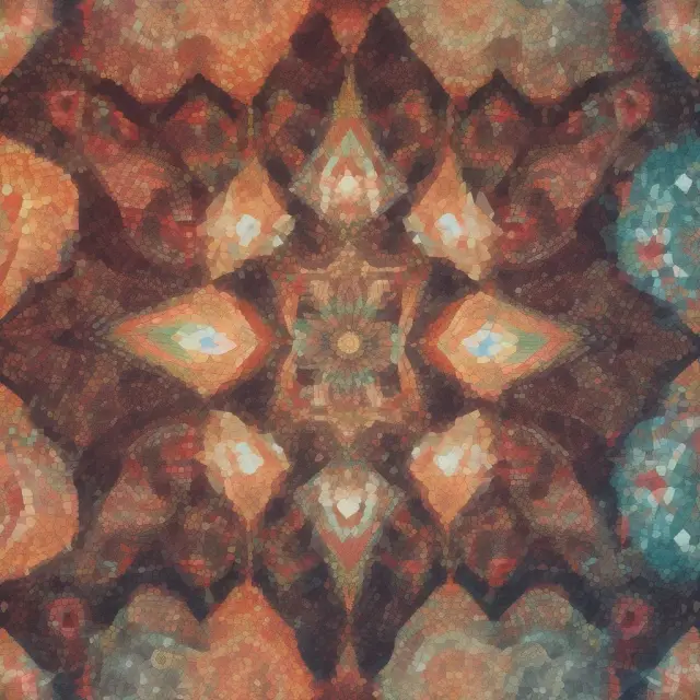 A rotating digital kaleidoscope showing various demographic groups represented by vibrant colors and shapes, symbolizing the diverse landscape of online demographics.