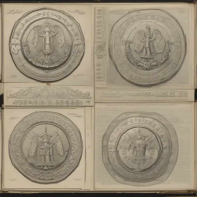 A blend of historical coins and economic graphs showcasing the United States