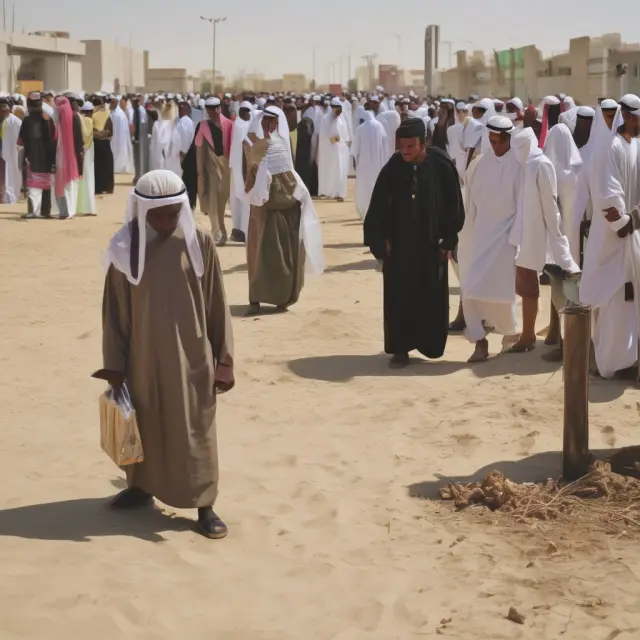 Image of scales illustrating contrasting dependency ratios between Qatar and Niger, signifying demographic differences for investors.