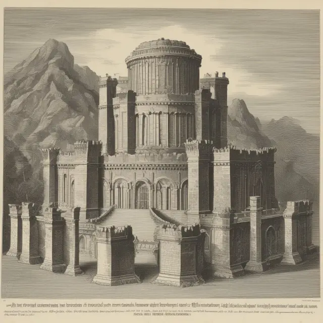 A fortified castle protects sensitive deposit slip information, emphasizing banking security.