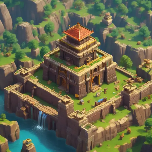 An image of a sturdy castle guarding a treasure chest, symbolizing the security measures employed by depositories to safeguard assets.