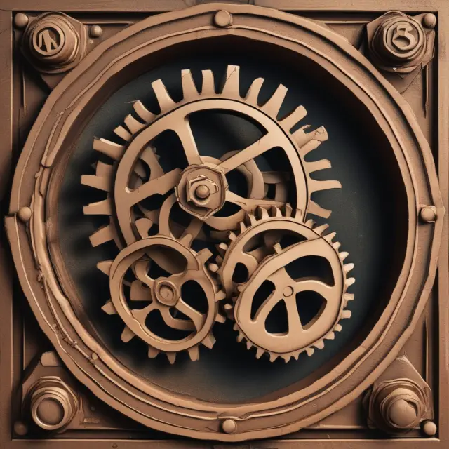 Machine gears and a building cornerstone representing interlinked section 1245 and 1250 properties with depreciation recapture