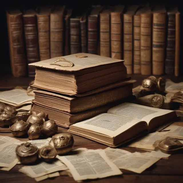 An ancient book illustrating the depreciation recapture calculation, with tax man collecting unrecaptured section 1250 gains