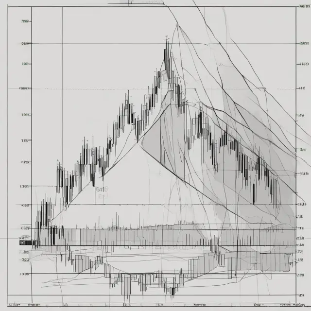 A seller breaking down a descending triangle