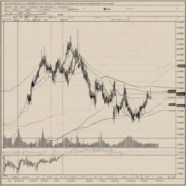 Heikin Ashi chart displaying a descending triangle