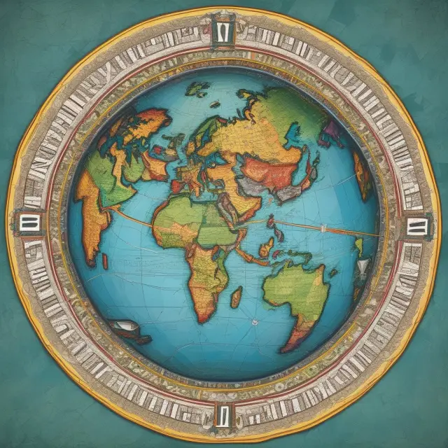 A bridge connecting two sides, symbolizing the interconnectedness of economies through globalization, with developing countries on one side and economic powerhouses on the other