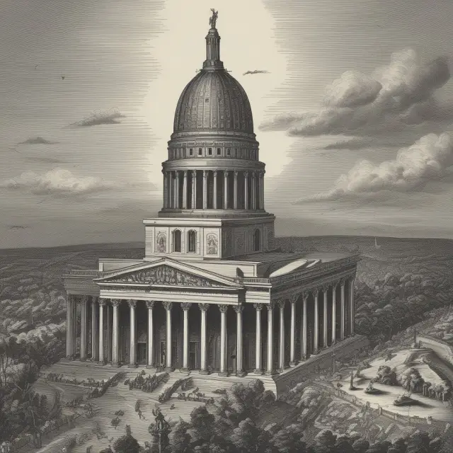 A mercury drop symbolizing government