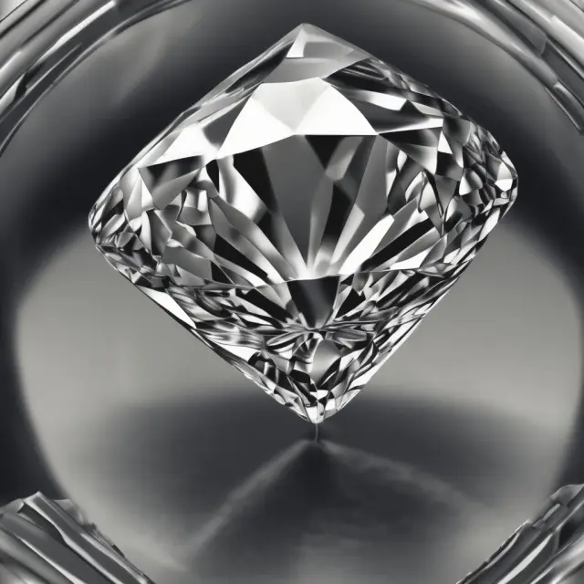 An image of a diamond being meticulously created from interlocking DJIA indices, symbolizing the creation and value of Diamonds ETFs