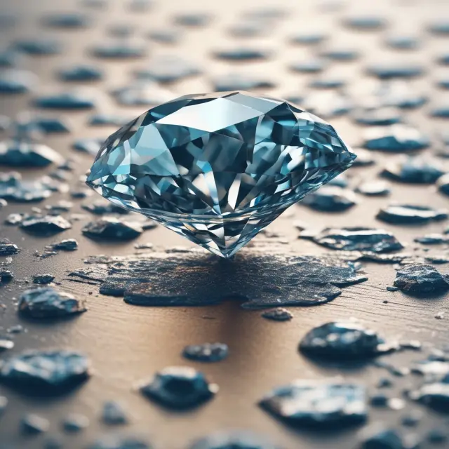 Diamond fortress illustrating the role of Diamonds ETF in protecting and diversifying an institutional investment portfolio